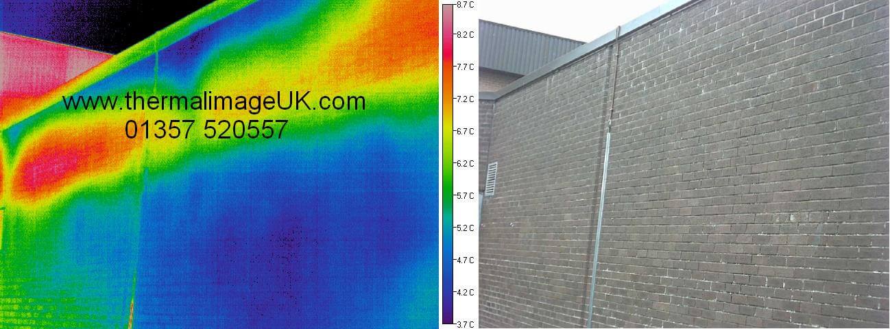 Image of a thermal imaging survey